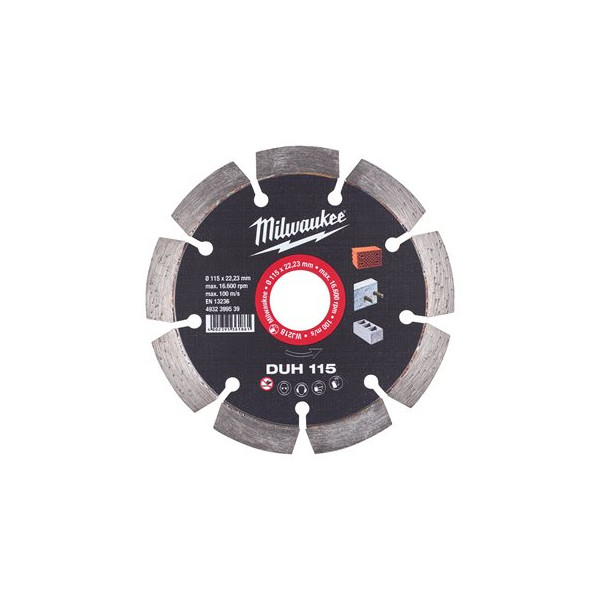 Milwaukee - Diamanttrennscheibe DUH 115 mm (4932399539)